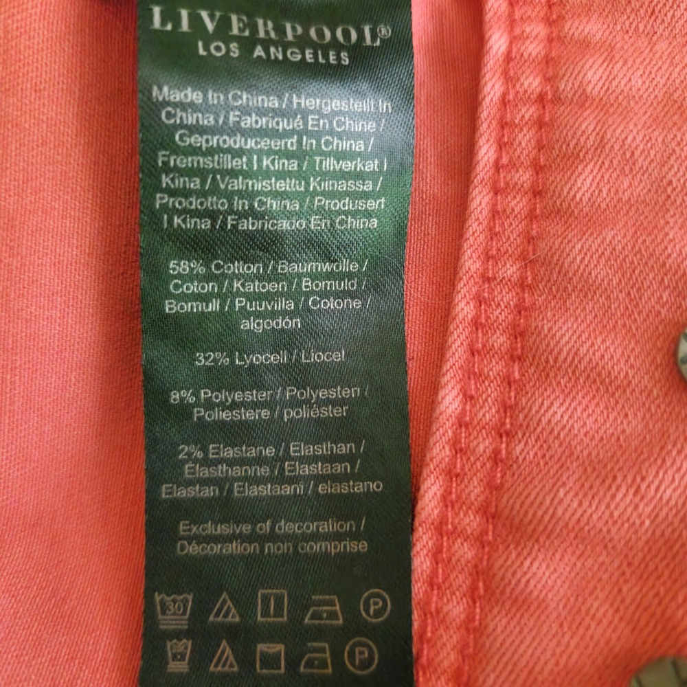 Liverpool Los Angeles Coral Denim Jacket XXL NWT Stitch Fix - Picture 10 of 10
